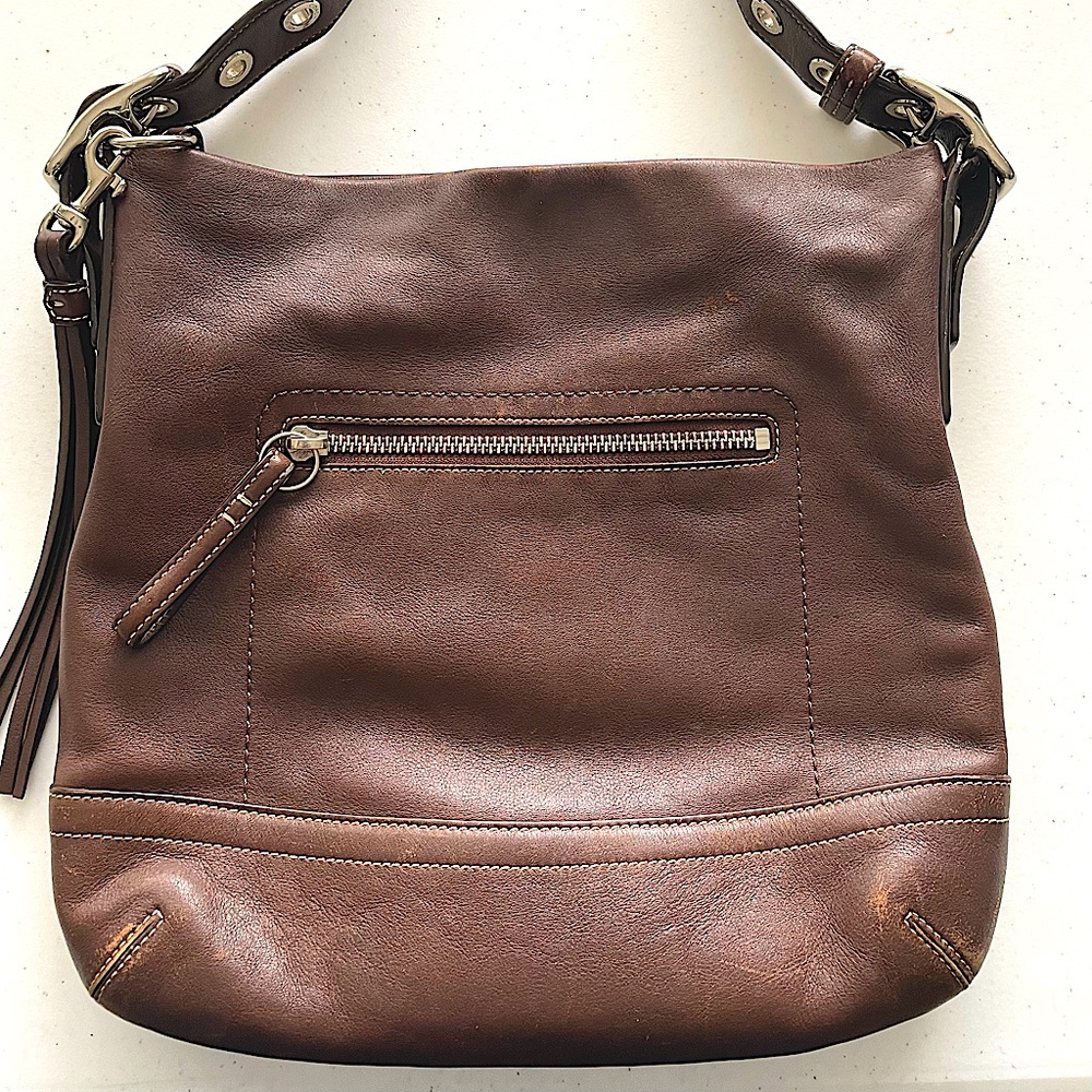 Coach Shoulder Bag Brown